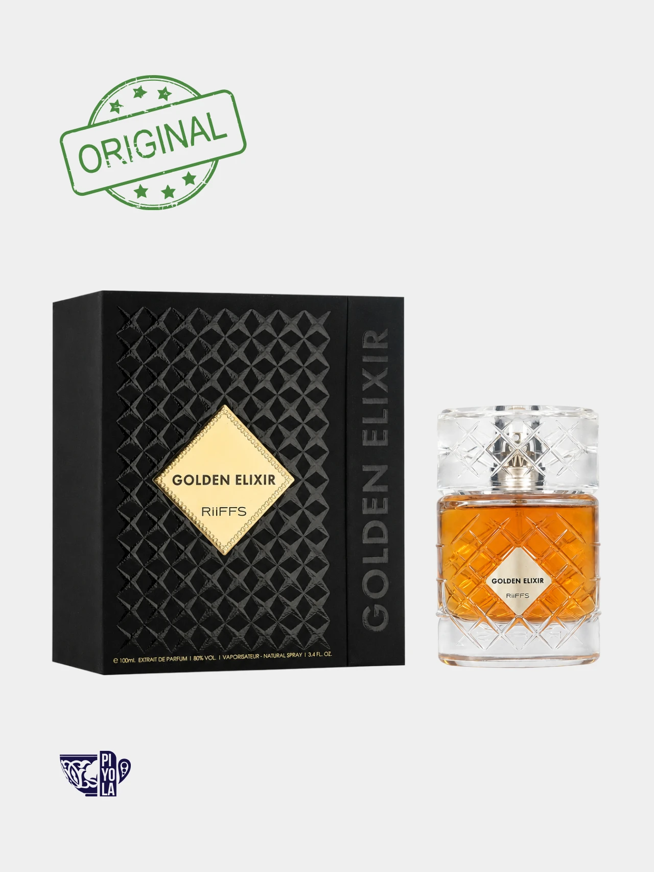 Golden Elixir Eau de Parfum ayollar va erkaklar uchun, 100 ml